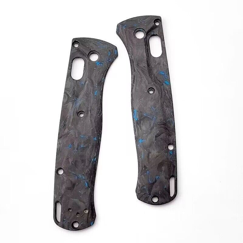 1 Pair Custom Made 3K Carbon Fiber Handle Scales For Benchmade Bugout 535 Knives