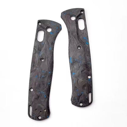 1 Pair Custom Made 3K Carbon Fiber Handle Scales For Benchmade Bugout 535 Knives