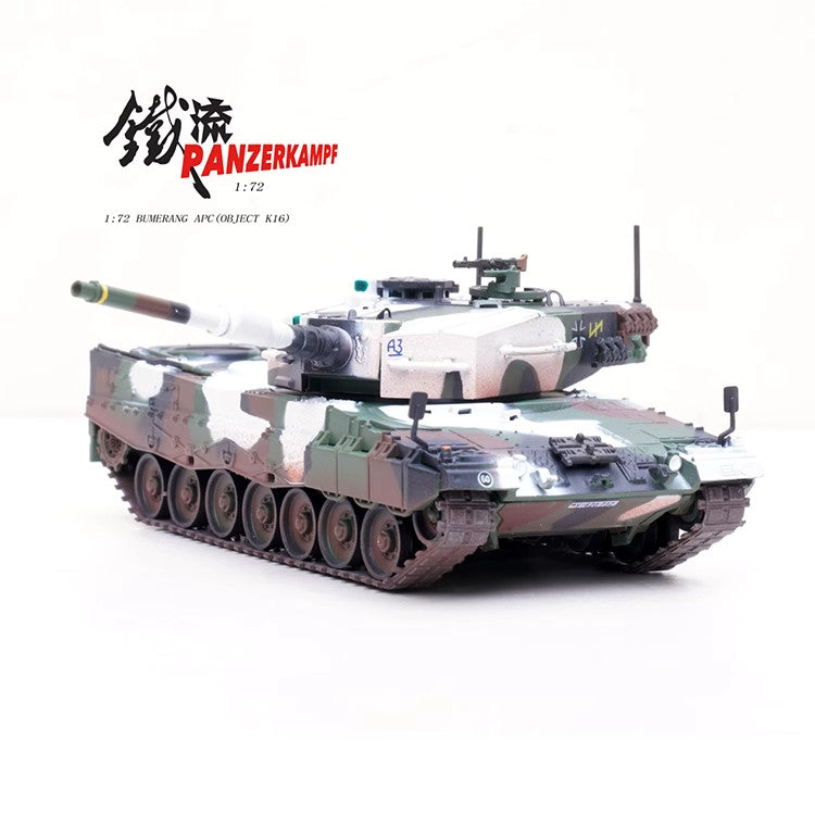 Panzerkampf 1/72 Germany Leopard 2A4 Main Battle Tank Winter 12226PB Alloy Model