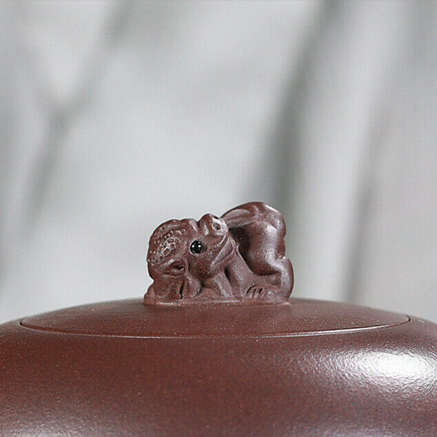 Chinese yixing zisha Pottery Clay Handmade Pixiu Beast Animal Teapot Tea Pot
