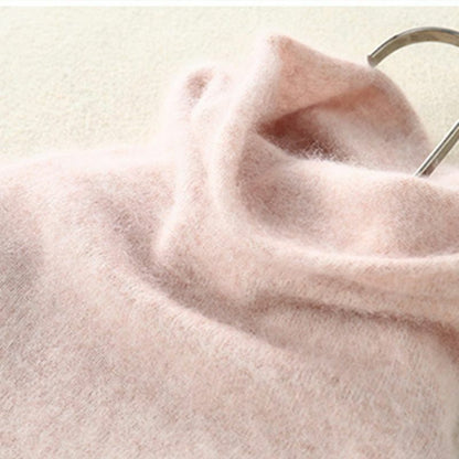 Women Sweaters Turtleneck Pullover Cashmere Knitted Soft Warm Clothes Jumper Top