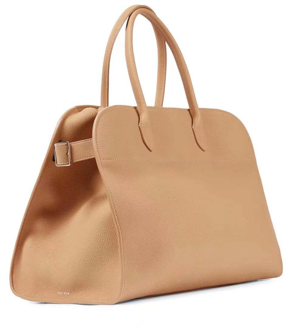 Cowhide Handbag Single Shoulder Bag Large 36 CM Strap Tote Purse 38*27*24 CM Red