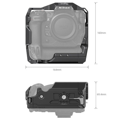 SmallRig Arca Swiss Z9 Camera Cage for Nikon Z9 Supported Follow Focus -3195