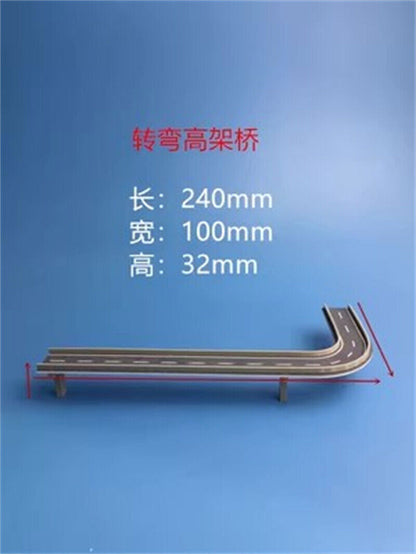 1/300 Scale Railway Station Scene Building City High-Rise Building Model Toy