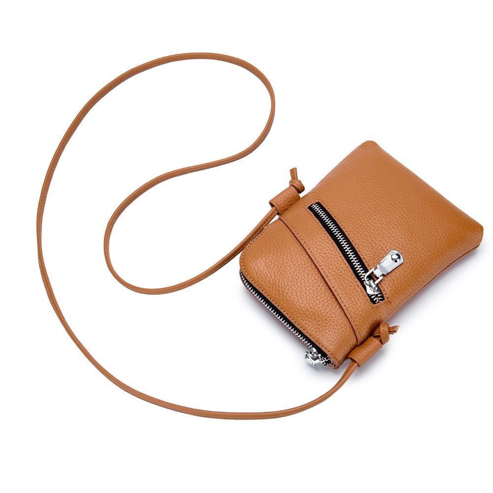 Genuine Leather Shoulder Crossbody Bags Small Handbag Crossbody Purse Polyester