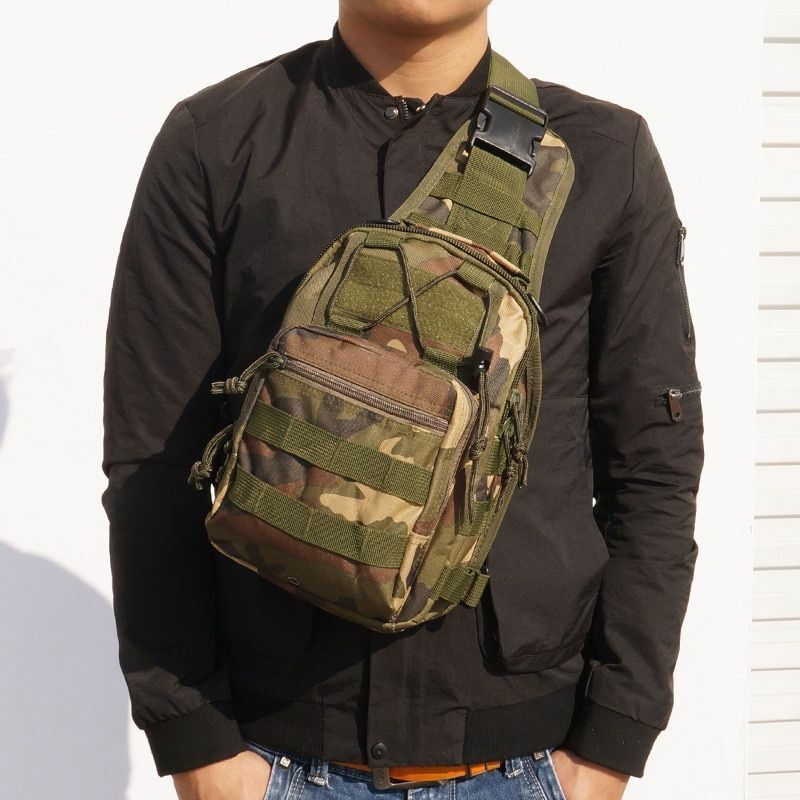 Outdoor Chest Bag Climbing Trekking Backpack Tactical Hiking Camping Hunting
