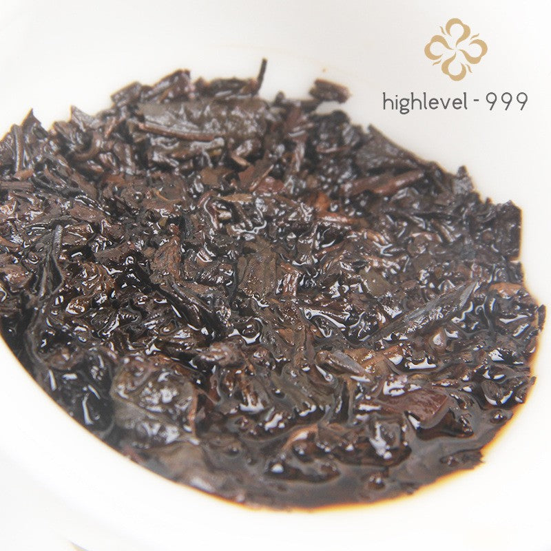 50g Fermented Ripe Pu'er Menghai Aged Ancient Tree Dry Storage Tea Cake Yunnan
