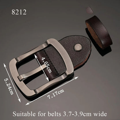Men Belt Head Alloy Replacement Parts Jeans Waistband DIY Craft Sewing Accessory