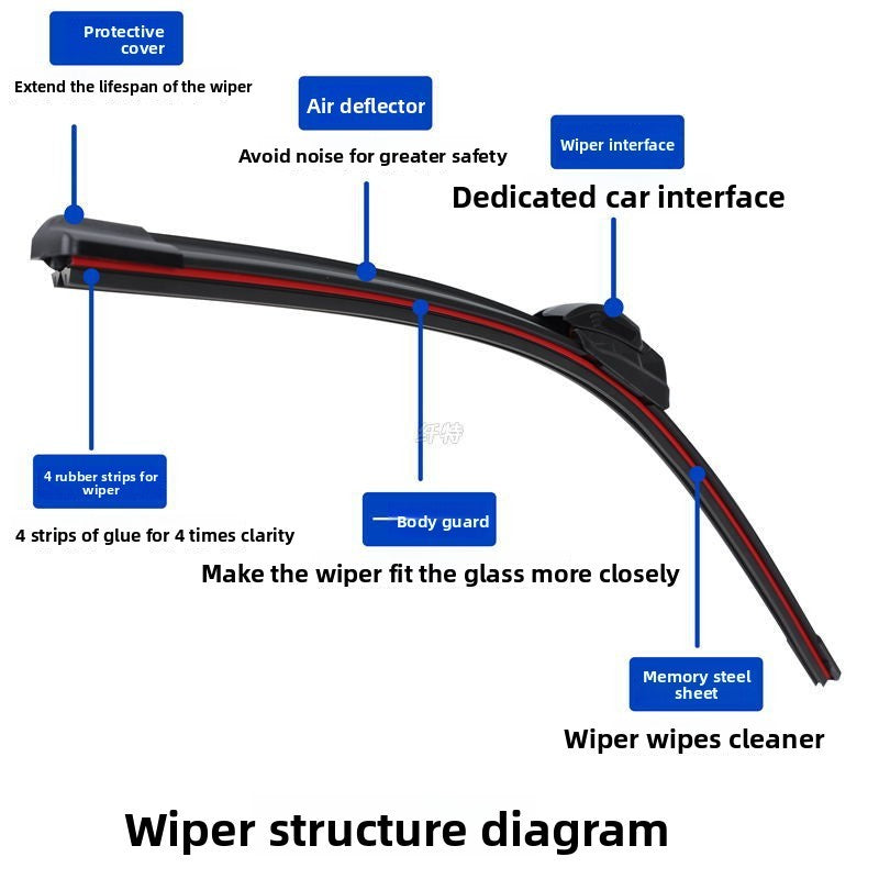 Corolla Camry Wiper Original RAV4 Highlander Levin Vios Boneless Wiper