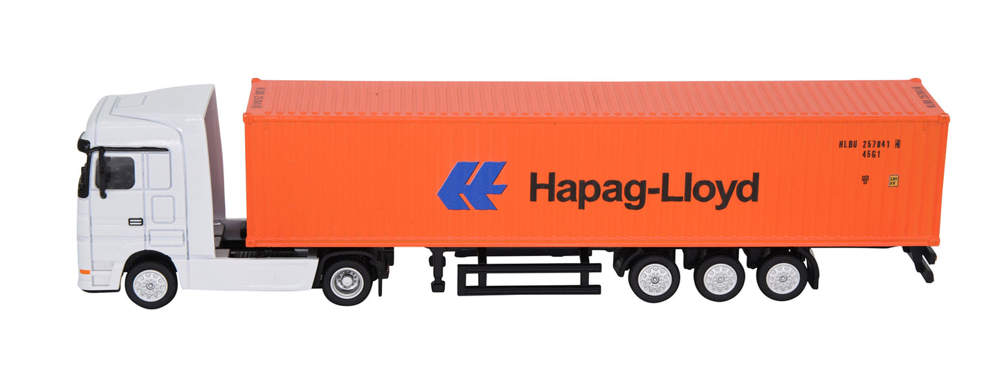 1:87 40GP Metal Shipping Container Truck Model Toy Home Office Decor Gift