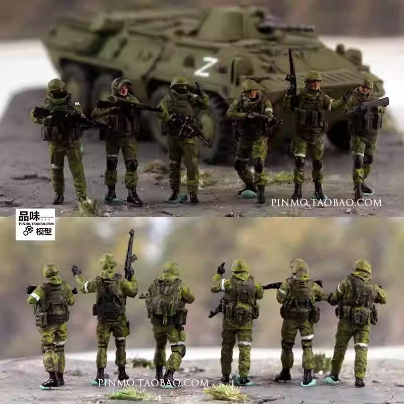 1/72 Russian Special Forces 6 Soldier Model