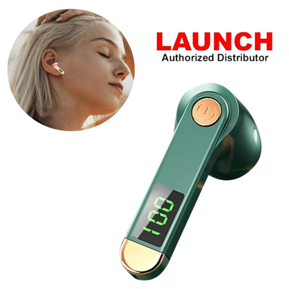 Wireless Bluetooth 5.2 Earpiece Headset Driving Trucker Earbuds Noise Reductio
