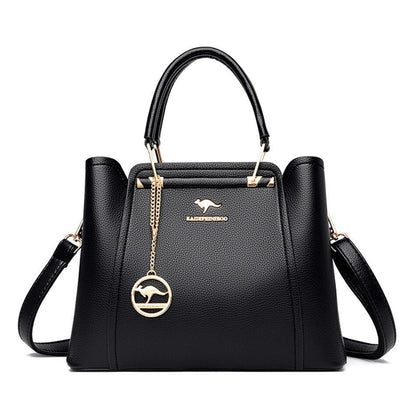 Women Bag High Quality Genuine Leather Handbag Purse Vintage Shoulder Messenger