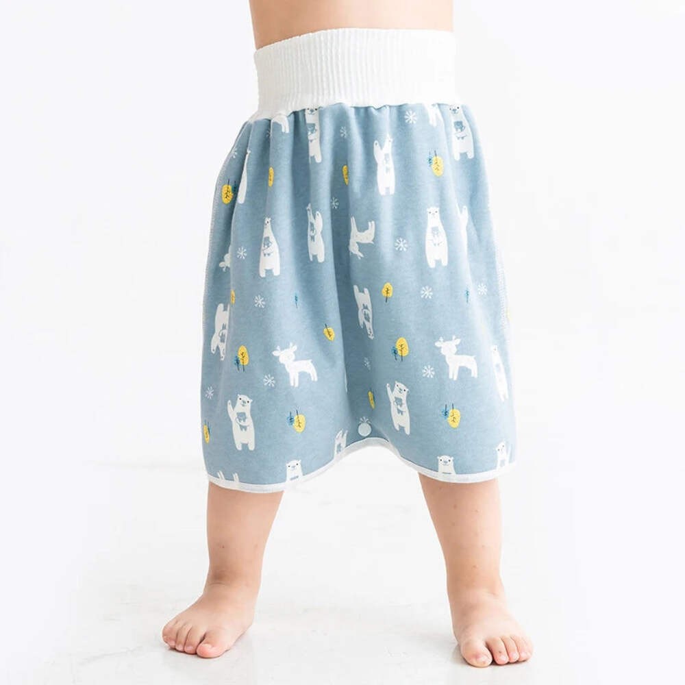 Baby Waterproof Diaper Skirt Leak-Proof Reusable Nappy