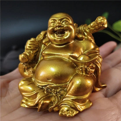 Laughing Buddha Statue Chinese Feng Shui Luck Money Maitreya Buddha Sculpture