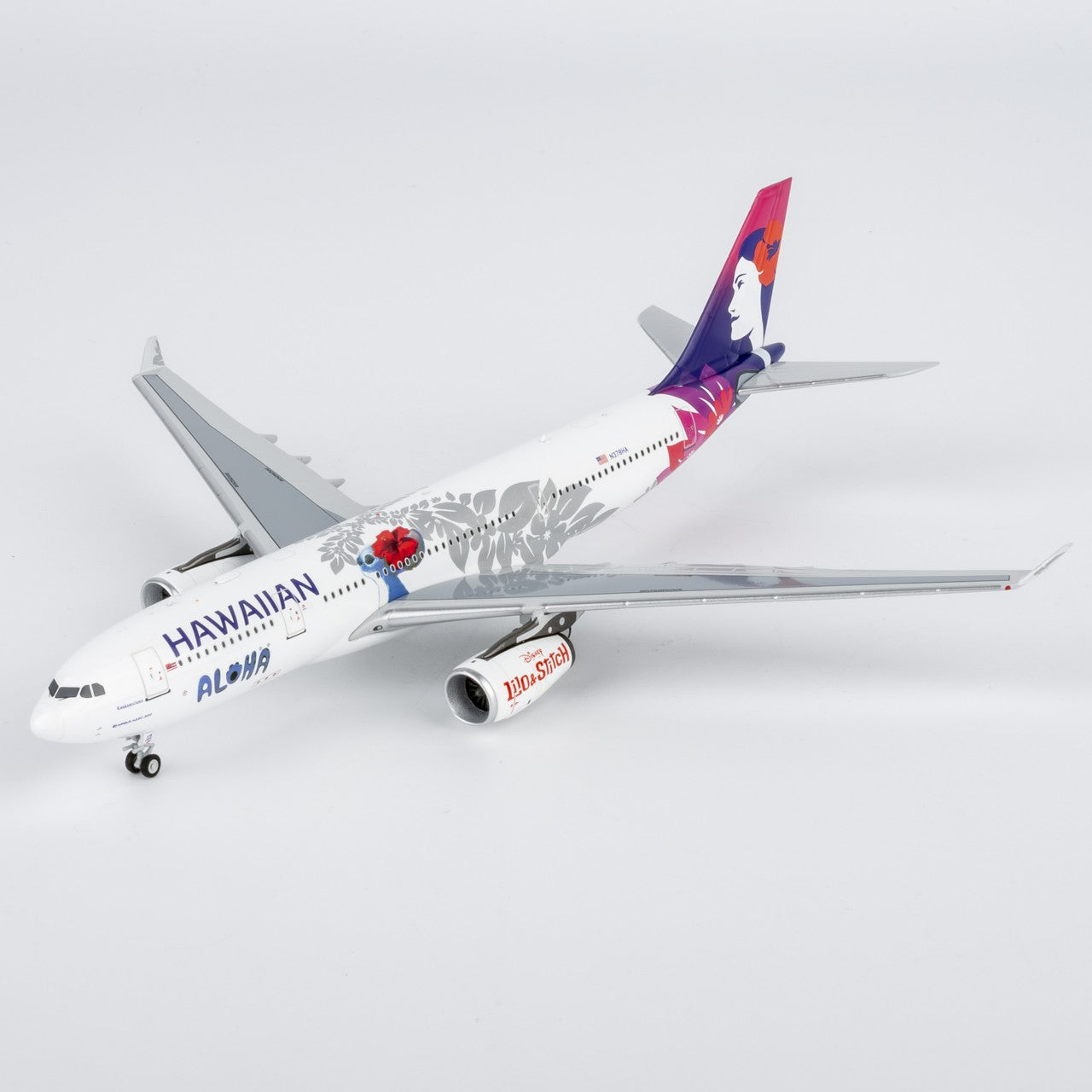1:400 NGmodels Hawaiian Airlines Airbus A330-200 Airplane Diecast Plane Model