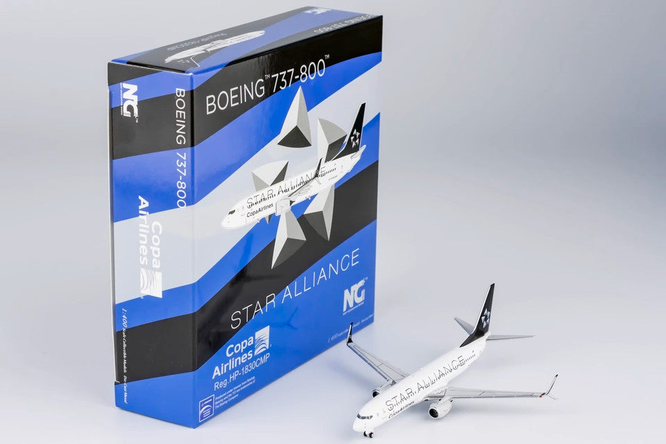 1:400 NG Model Copa Airlines STAR ALLIANCE BOEING 737-800 Aircraft Diecast Model