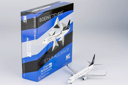 1:400 NG Model Copa Airlines STAR ALLIANCE BOEING 737-800 Aircraft Diecast Model