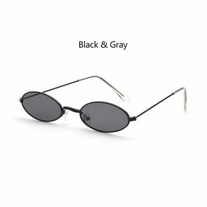 Oval Sunglasses 1pc Design Retro Small Vintage Shades Anti-blue Light Eyeglasses