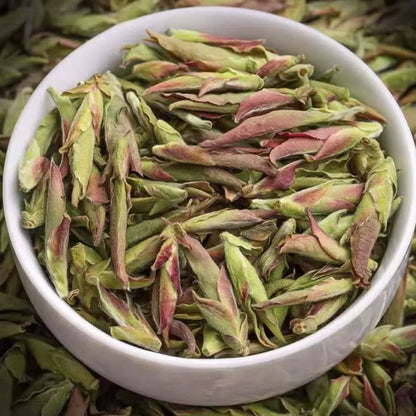 100g White/Purple Bud Puerh Raw Tea Yunnan Wild Aged Tree Pu-erh Tea Loose Leaf