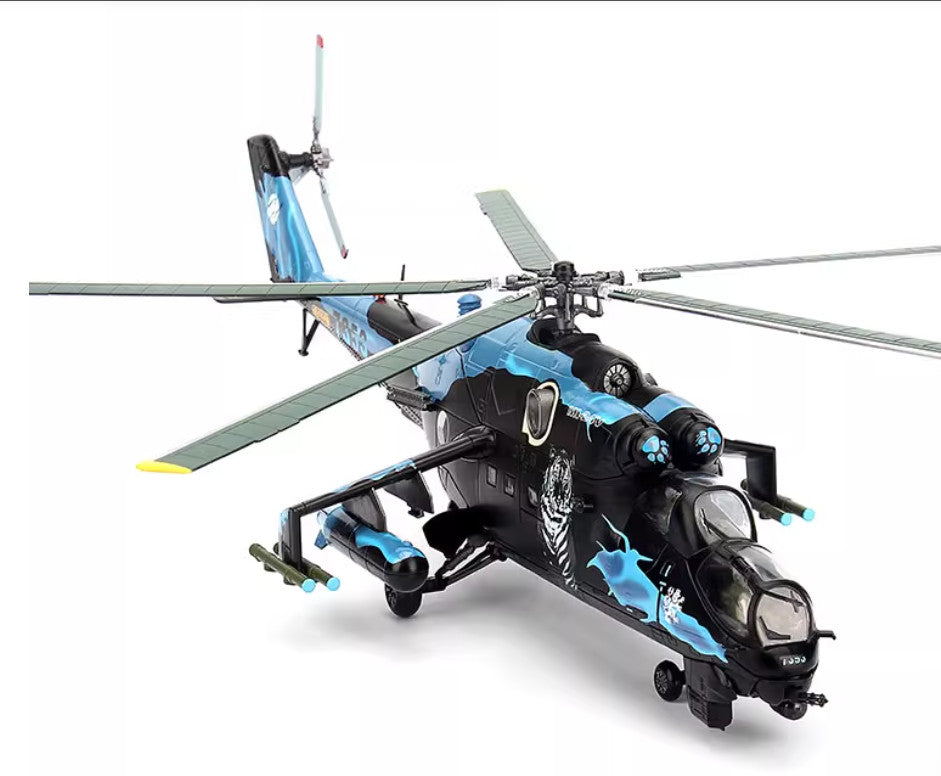 1:72 BLESS Polish Air Force Mi-24V Hind NTM 2005 Attack Helicopter Diecast Model