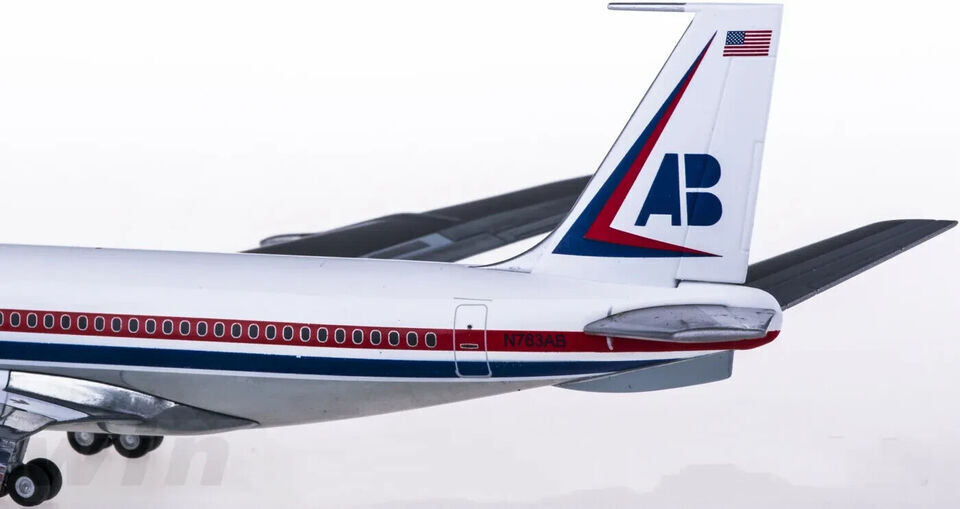 1:200 Herpa AIR BERLIN USA BOEING 707-300 Passenger Plane Diecast Aircraft Model