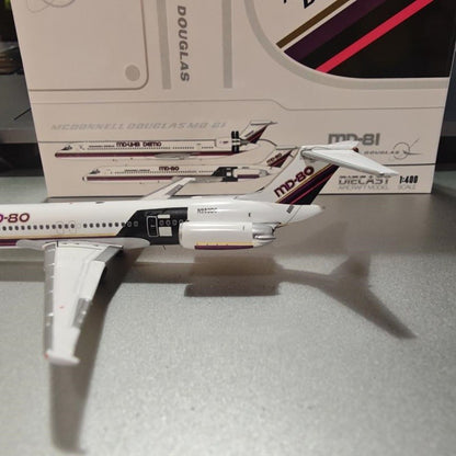 1:400 JC Wings McDonnell Douglas MD-80 N980DC Airplane Diecast Aircraft Model