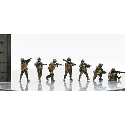 1/72 Modern American Soldier 7 Soldier Model