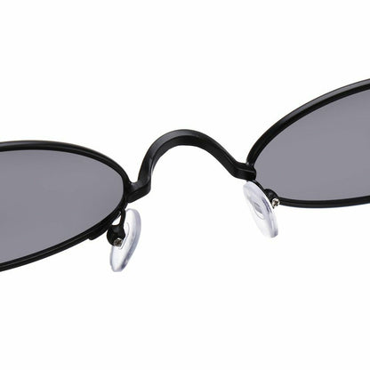 Oval Sunglasses 1pc Design Retro Small Vintage Shades Anti-blue Light Eyeglasses