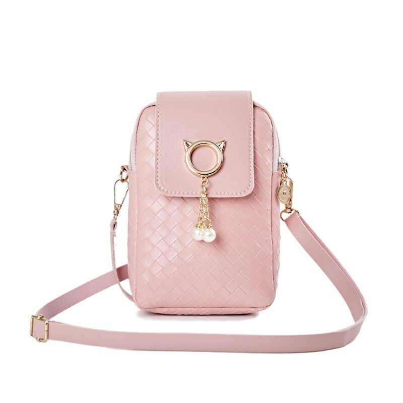 New Female Autumn Winter Mini Cross-body Shoulder Bags Pearl Tassel Diagonal Bag