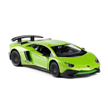 1/36 Lamborghini Aventador LP750-4 SV Model Car Diecast Toy Cars for Boys Kids