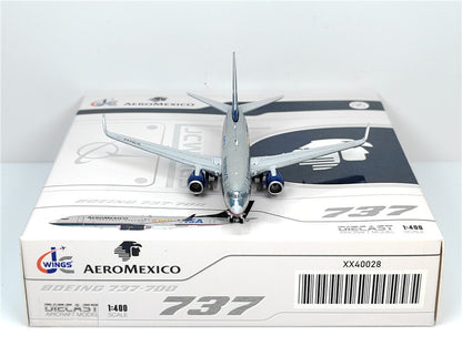 1:400 JC Wings AEROMEXICO BOEING B737-700 Passenger Airplane Diecast Model