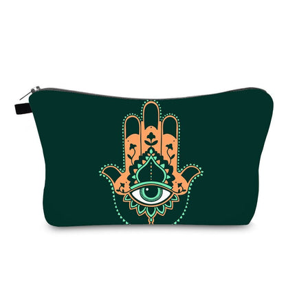 Cosmetic Bag Printed Traveling Storage Bags Clutch Washing Bag Makeup Organizer