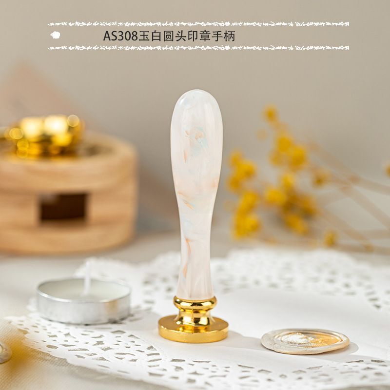 Wax Sealing Stamps Metal Retro Magic College Roman Column Handle DIY Card Making