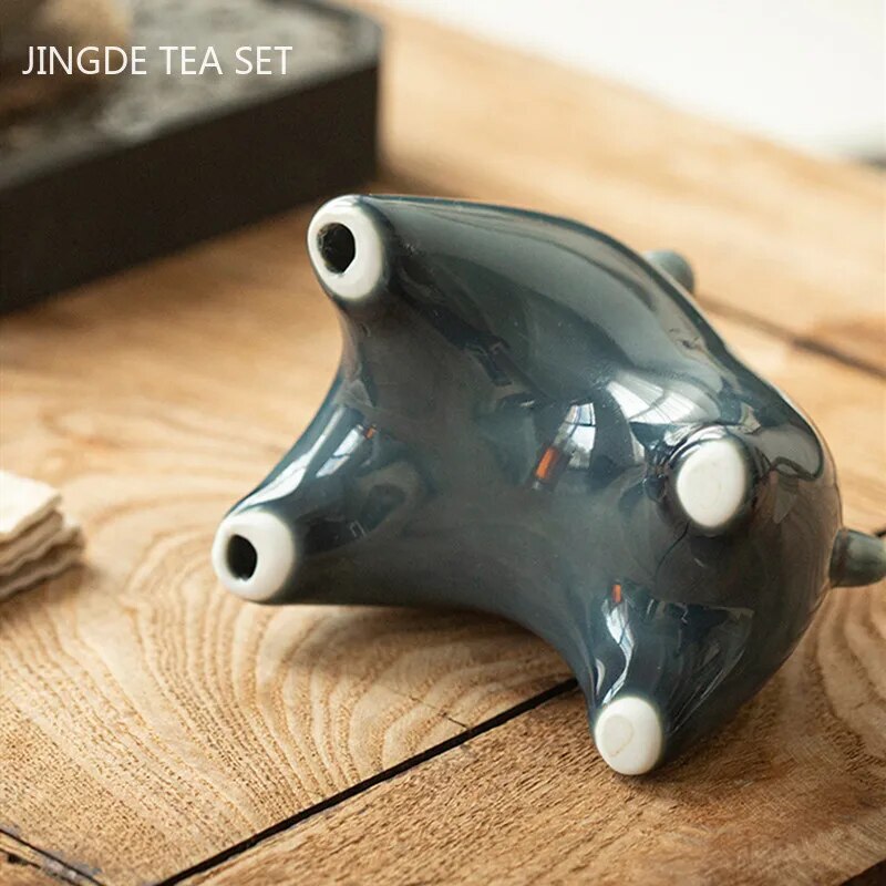 Ceramics Animal Statue Tea Table Decoration Chinese Cute Little Tea Pet