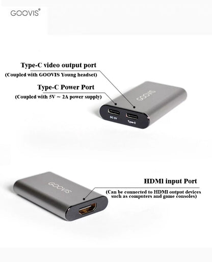 GOOVIS HDMI to Type-C Adapter for Air 2/2S/3/3S