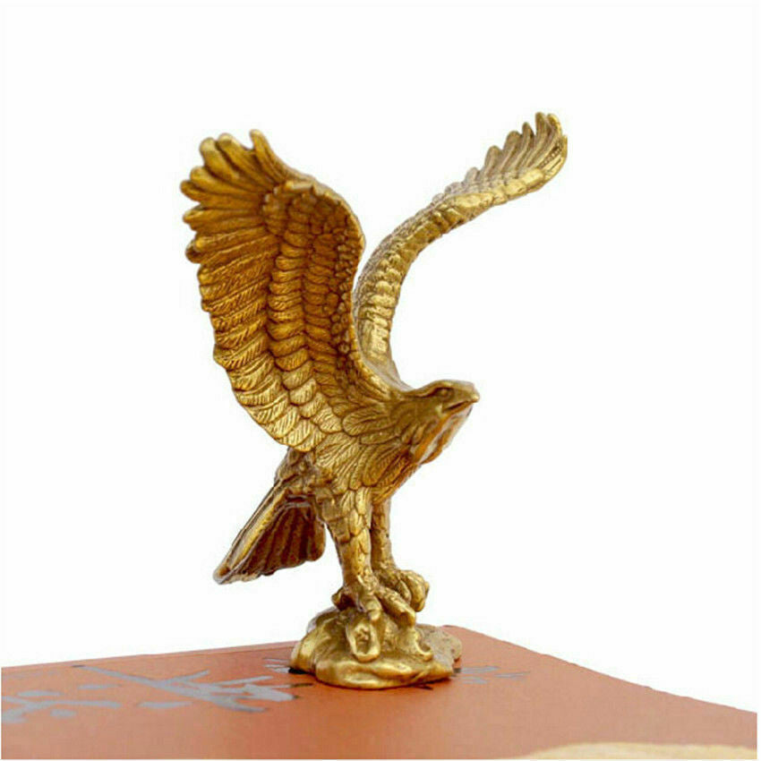 China Bronze Brass Statue EAGLE/Hawk Figure figurine 4.5"High
