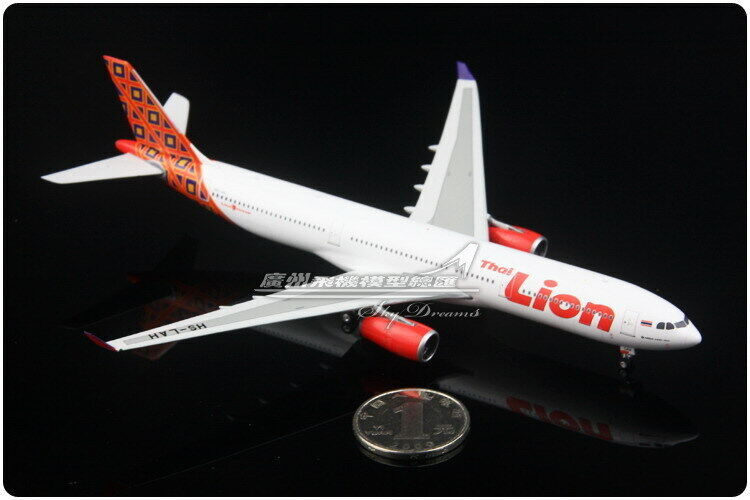 1:400 Phoenix Thai Lion AIRBUS A330-300 Passenger Airplane Diecast Plane Model