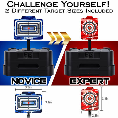 Electronic Moving Auto Resetting Target for Foam Darts with Score Counter