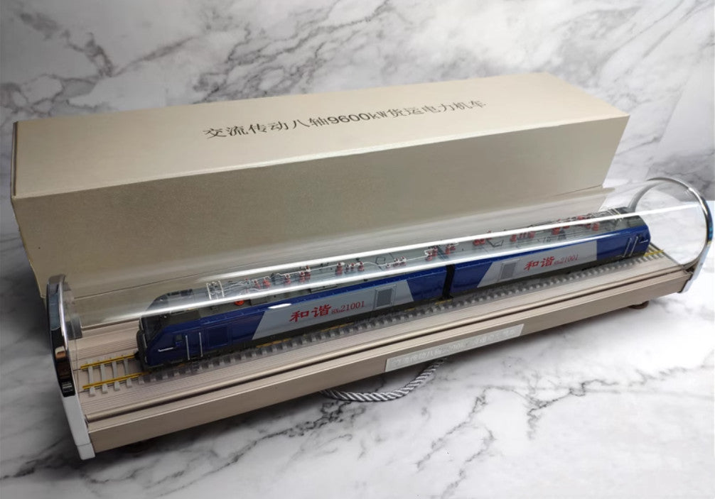 1:87 52CM AC Drive Eight-axle 9600KW Freight Electric Locomotive Diecast Model