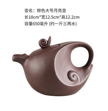 Large Capacity Purple Sand Teapot House Yixing Blossom Pot Tea Ceramic Kettle