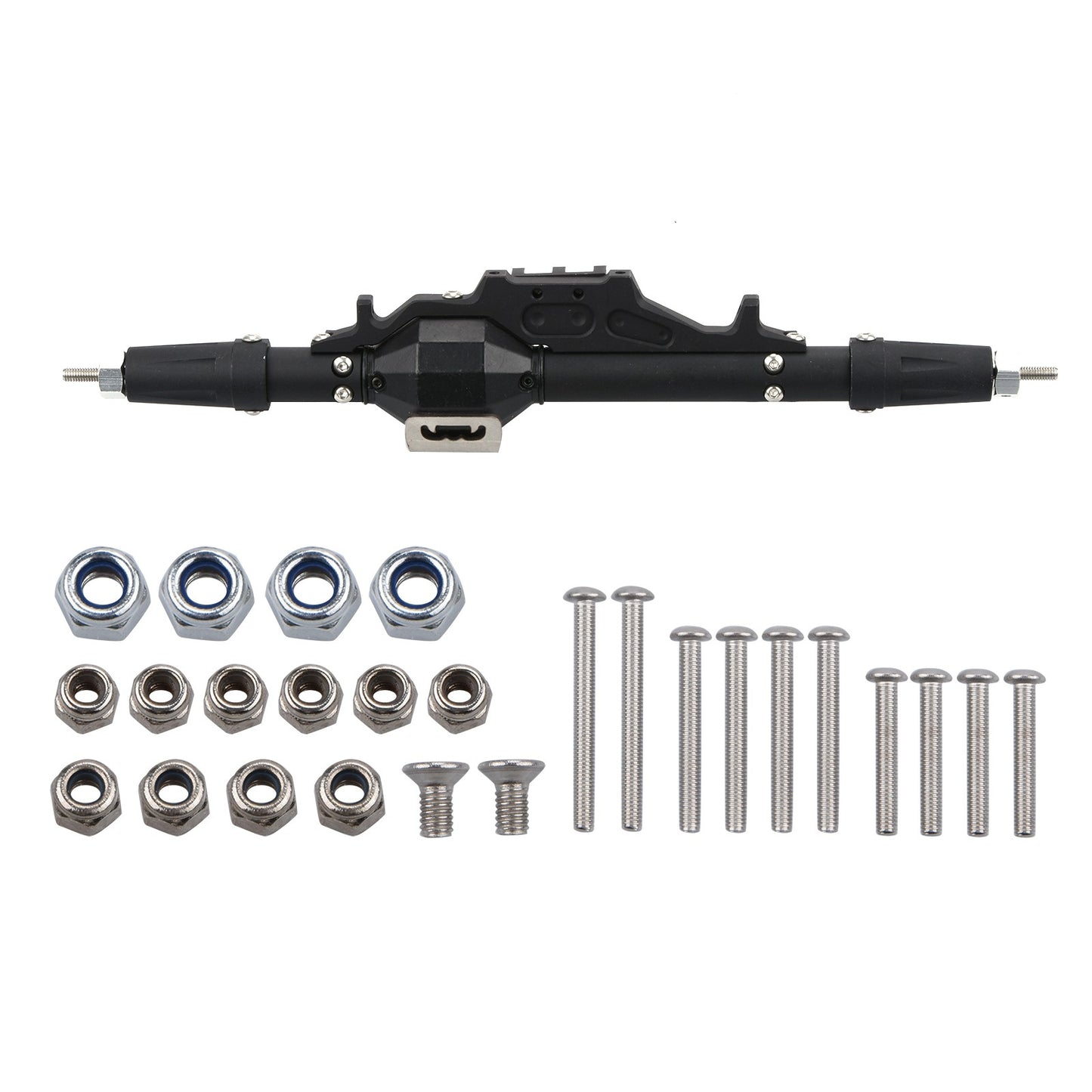 Black Rear Axle For AXIAL WRAITH RR10 90018 90020 90031 90045 90053 1/10 RC Car