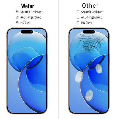 (2 Pack)for iPhone 16/16e/15/14/13/12/11 Pro Max Tempered Glass Screen Protector