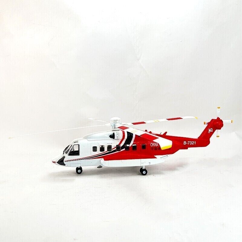 1:32 53CM CHINA GENERAL S92 Helicopter Airplane Diecast Aircraft Plane Model
