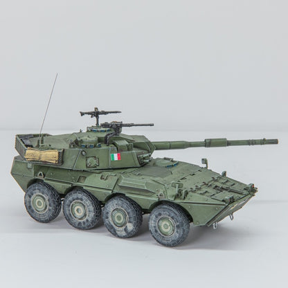 1/72 Italian Centaur tank destroyer Wheeled tank Finished product model