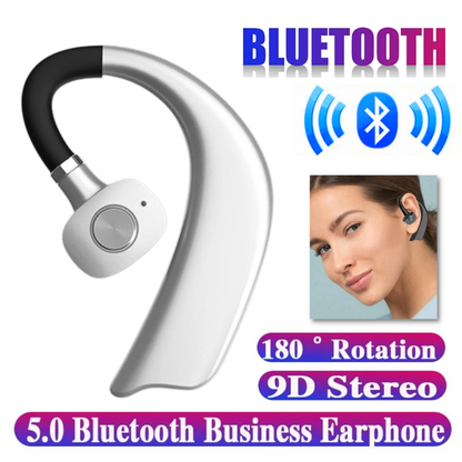 Trucker Wireless Headset Bluetooth 5.1 Earpiece Dual Mic Earbud Noise Cancelling