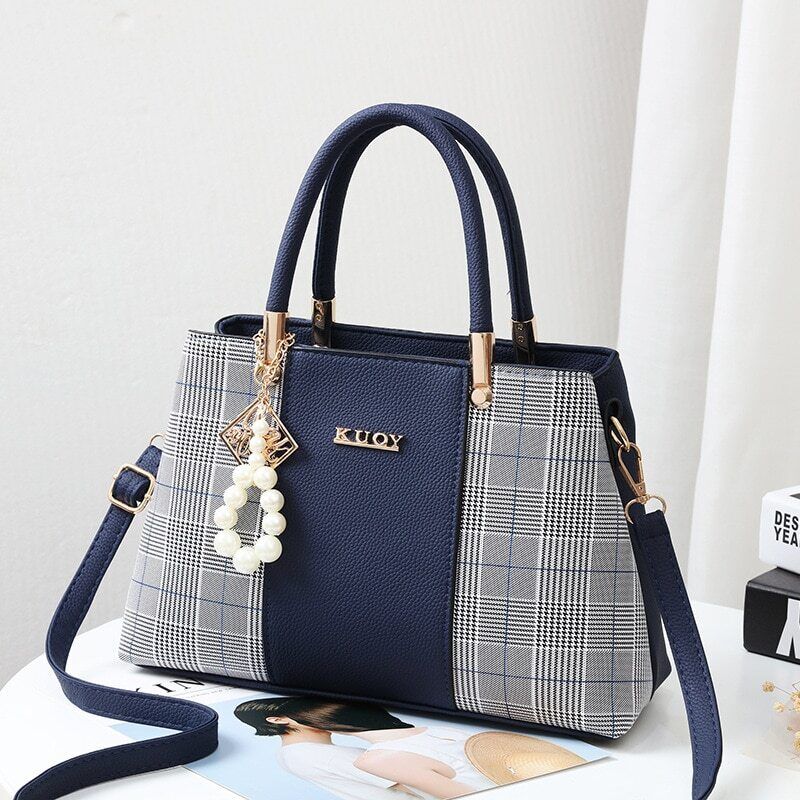 Women Handbag Ladies Embossed Shoulder Bag Ladies Bag Hairball Bag
