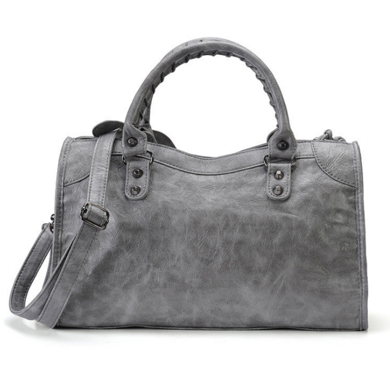 Handbags Women Soft Pu Leather Tassel Motorcycle Bag Crossbody Shoulder Bag