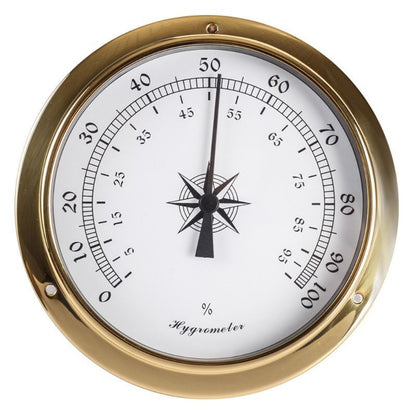 Hygrometer Barometer 115mm Wall Mounted Thermometer Tidal Clock Weather Station