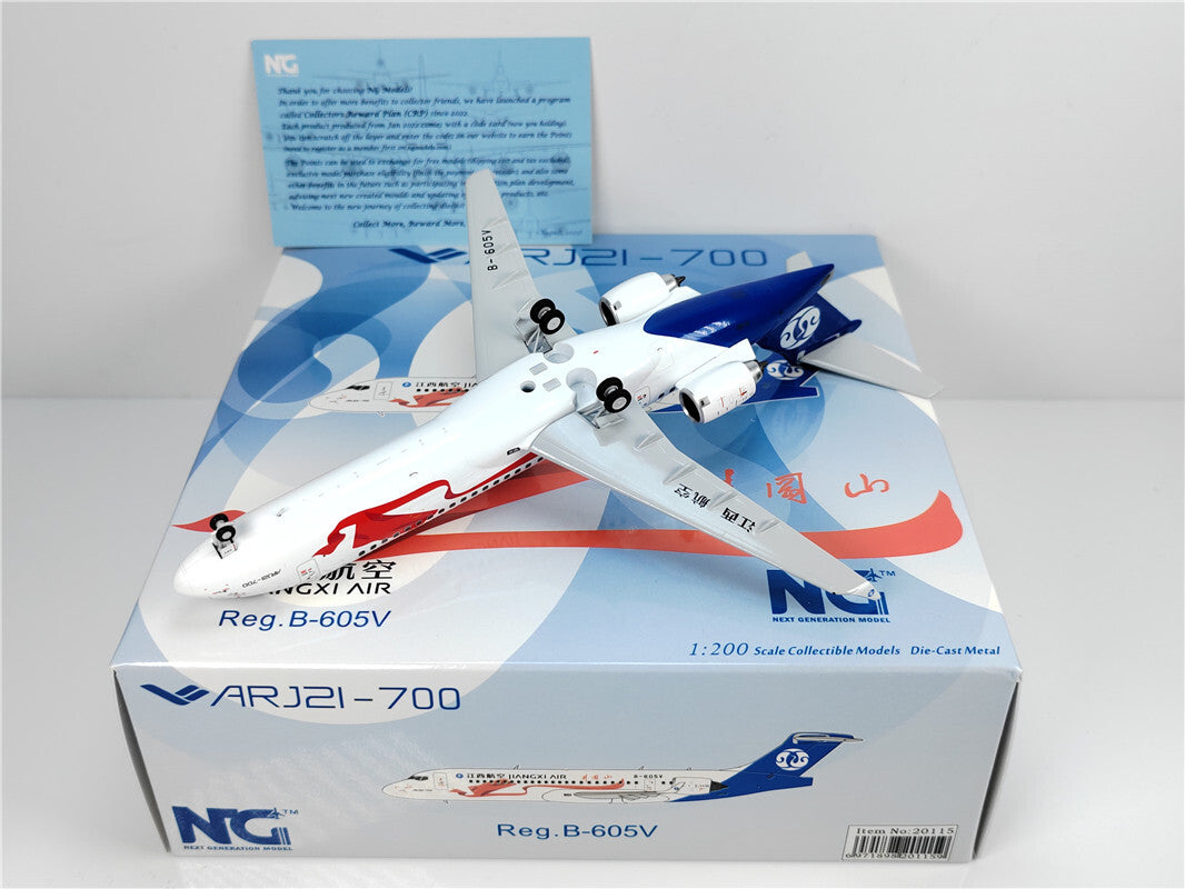 1:200 NG Model JIANGXI AIR ARJ21 Passenger Airplane Diecast Aircraft Model